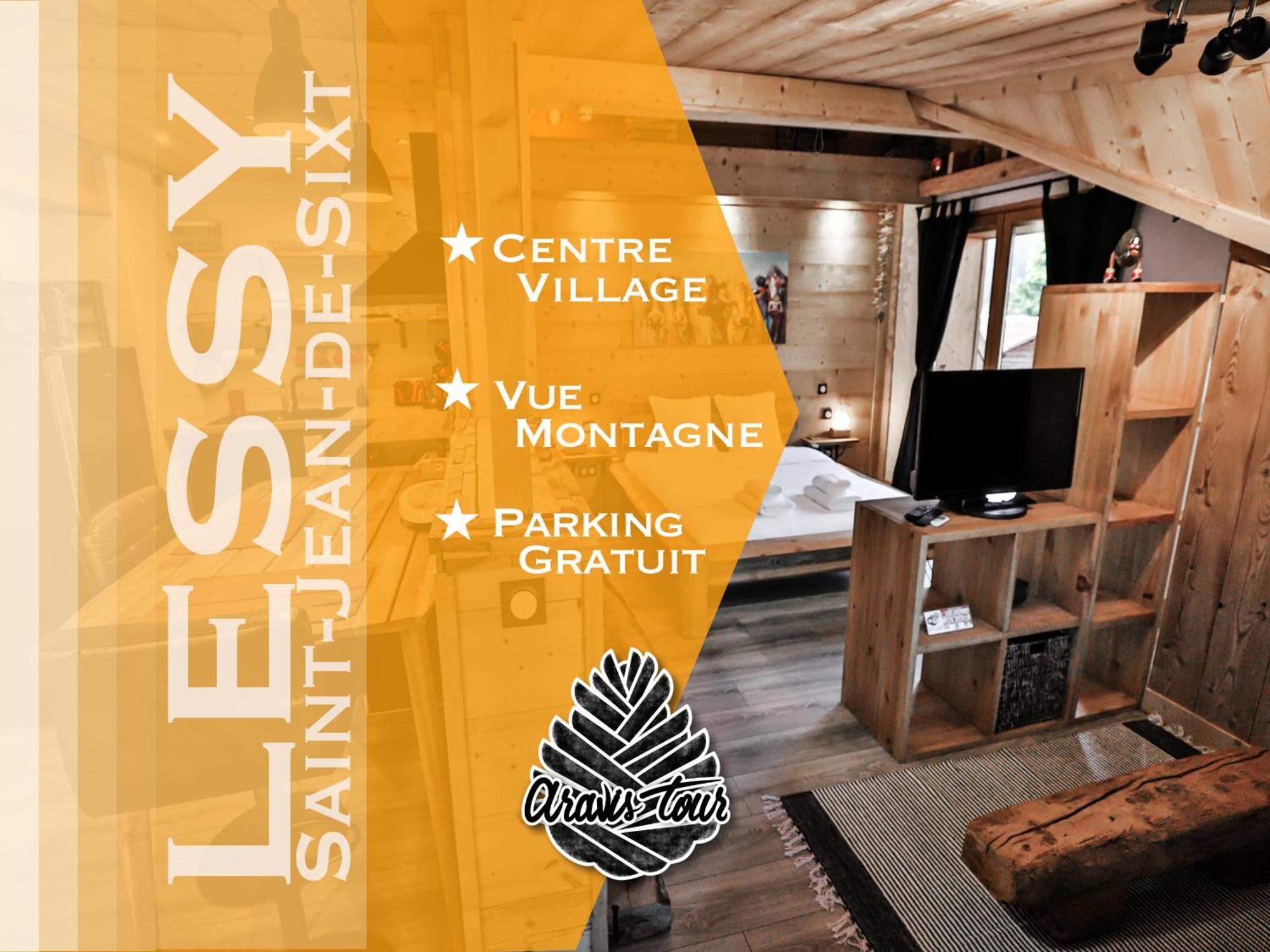 Studio Lessy - Centre Village - Aravistour Saint-Jean-de-Sixt Εξωτερικό φωτογραφία